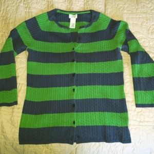 L.L. Bean cardigan- lightweight Medium